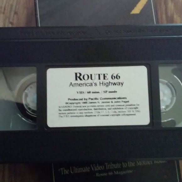 VHS Movie Collectable Route 66 60 Minutes Perfect Condition 1995 Cardboard Case - Picture 4 of 4